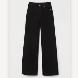 H&M Wide-leg Twill Pants
